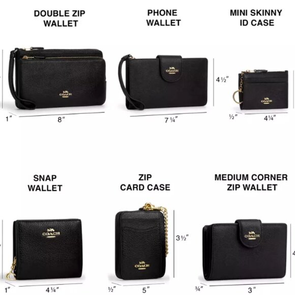 Coach Jes Large Phone Wallet Wristlet Clutch with Horse & Carriage Chalk Gold - Picture 12 of 13